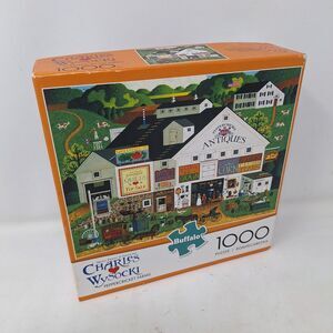 Buffalo Games Charles Wysocki 1000 Piece Puzzle Peppercricket Farms Landscape